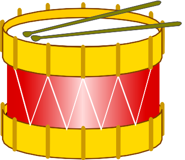 Барабан мультяшная картинка