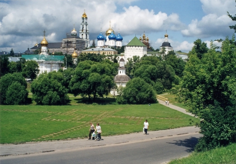 Троице Сергиева Лавра вид с блинной горы